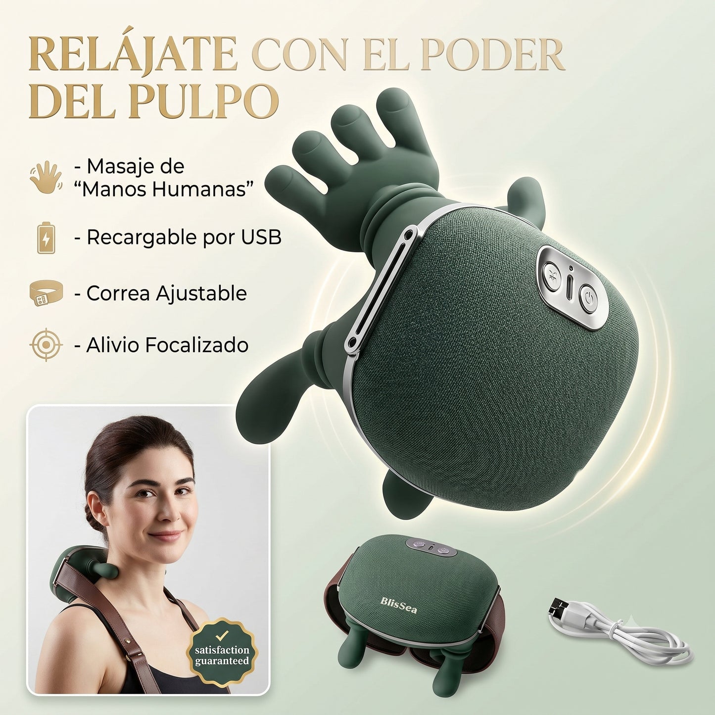 Masajeador de Cuello con Manos