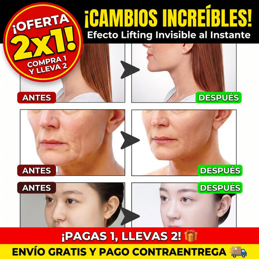 Cintas Faciales Lifting Invisible - Pack 2x40 unidades