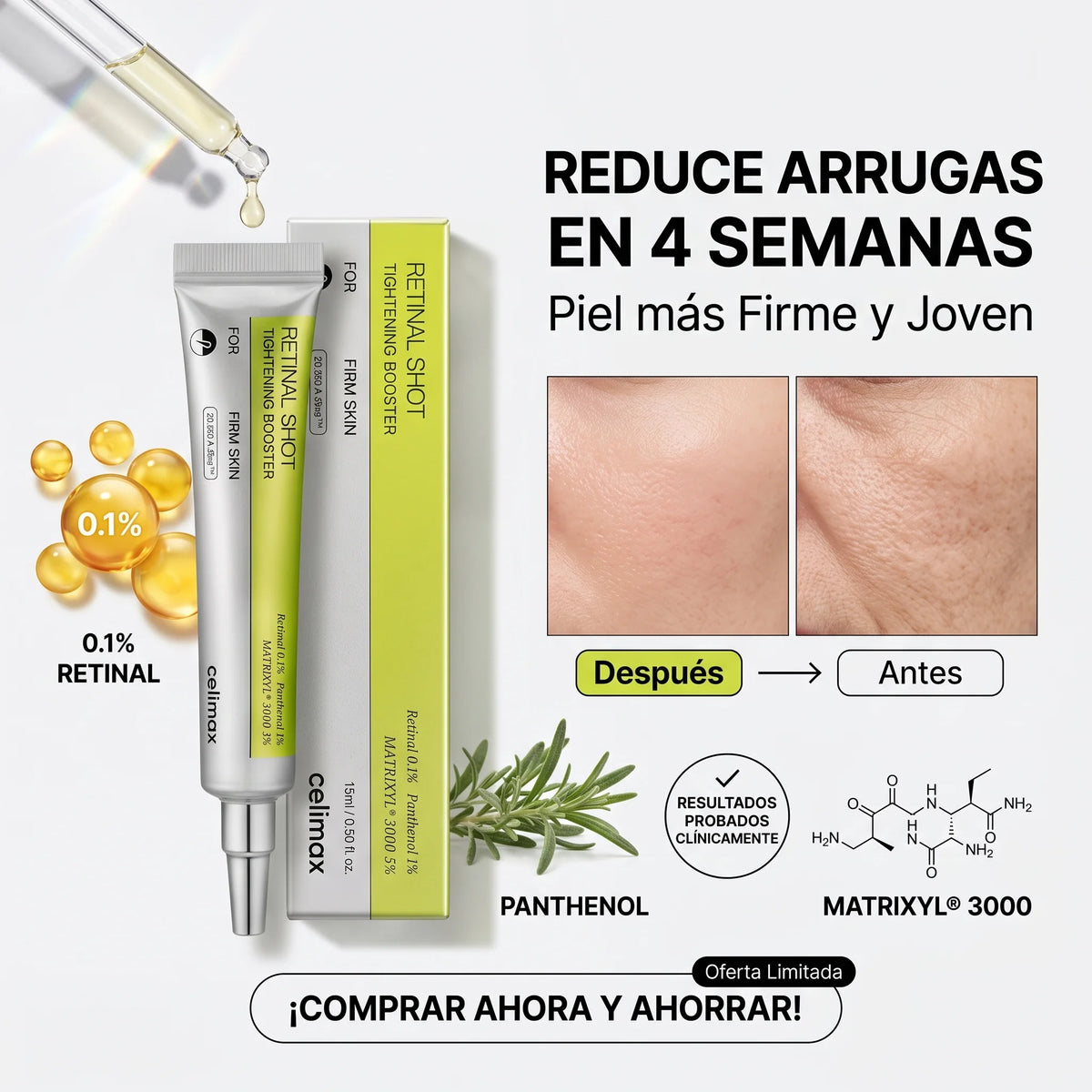 Celimax - Crema Facial Antiarrugas Retinal