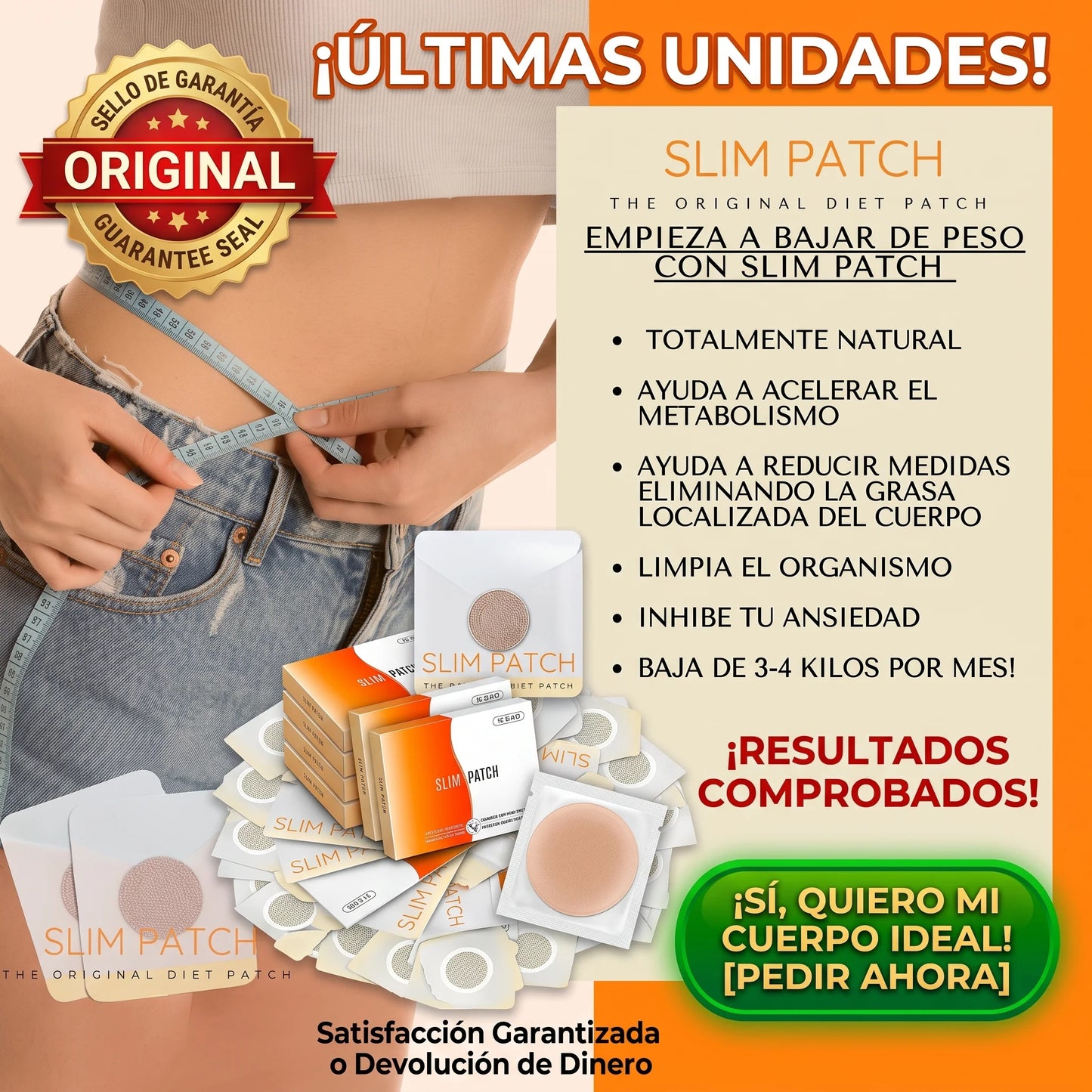 Slim Patch - Parches Adelgazantes Pack X3