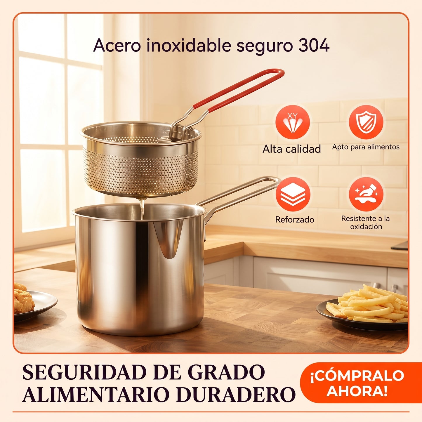ChefPro™ - Olla Freidora Multiusos