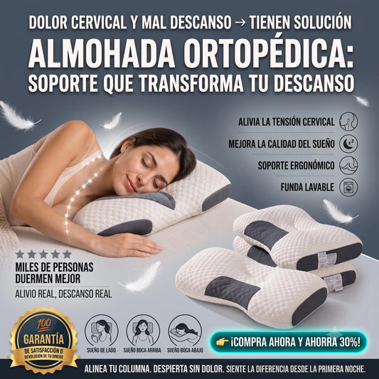 Almohada Cervical ErgoSomnum™ Soja-Therapy