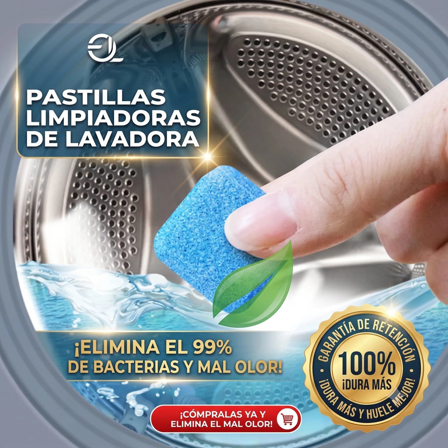 OxyClean Pro - Pastillas Efervescentes de Limpieza Profunda (Pack 12 unidades)