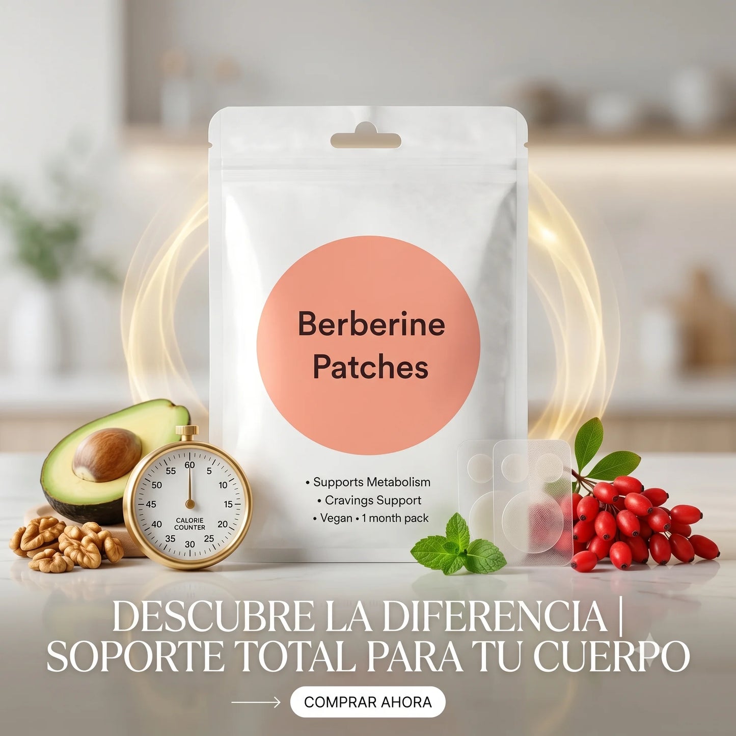 Parches Berberina 30 unidades