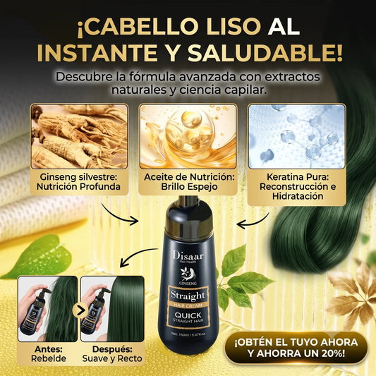 Disaar Silk&Straight Pro™ – Crema Alisadora e Hidratante con Peine Aplicador