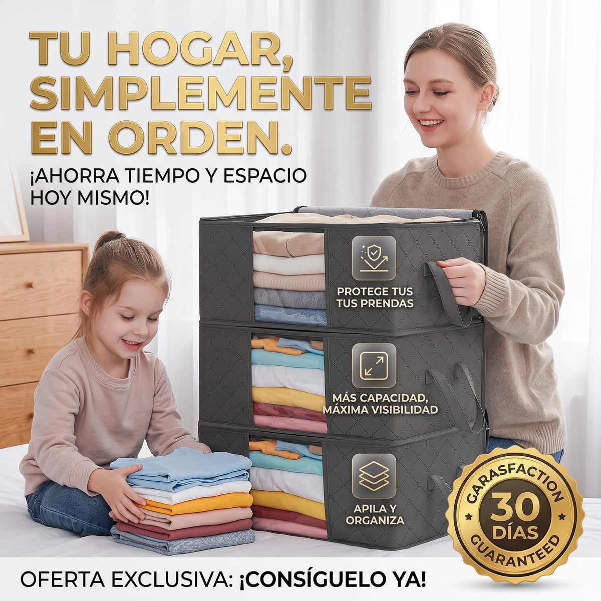 SpacePro Max™ – Organizador Plegable Multiespacio