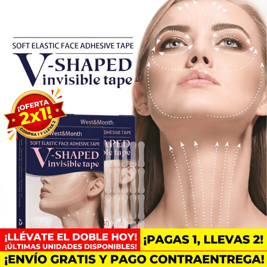 Cintas Faciales Lifting Invisible - Pack 2x40 unidades