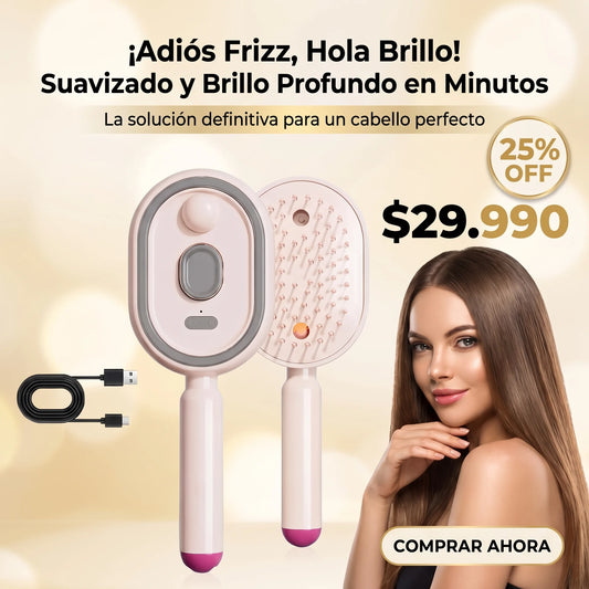 AuraMist™ Pro — Cepillo Masajeador Hidratante
