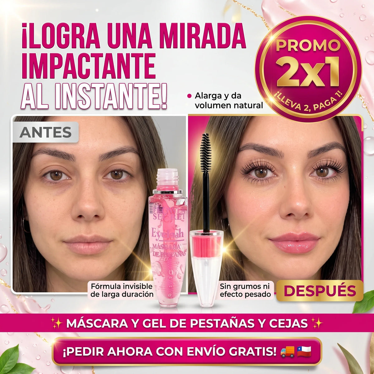 Promo 2x1 NutriFix Mirada Perfecta - Máscara Gel Fijador Transparente