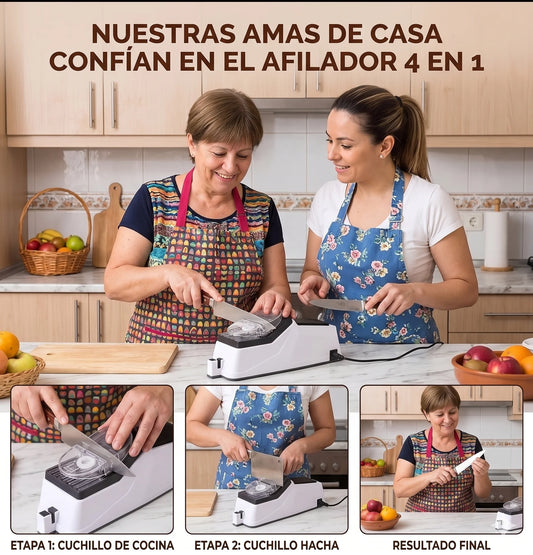 AFILADOR DE CUCHILLO ELECTRICO 4 EN 1
