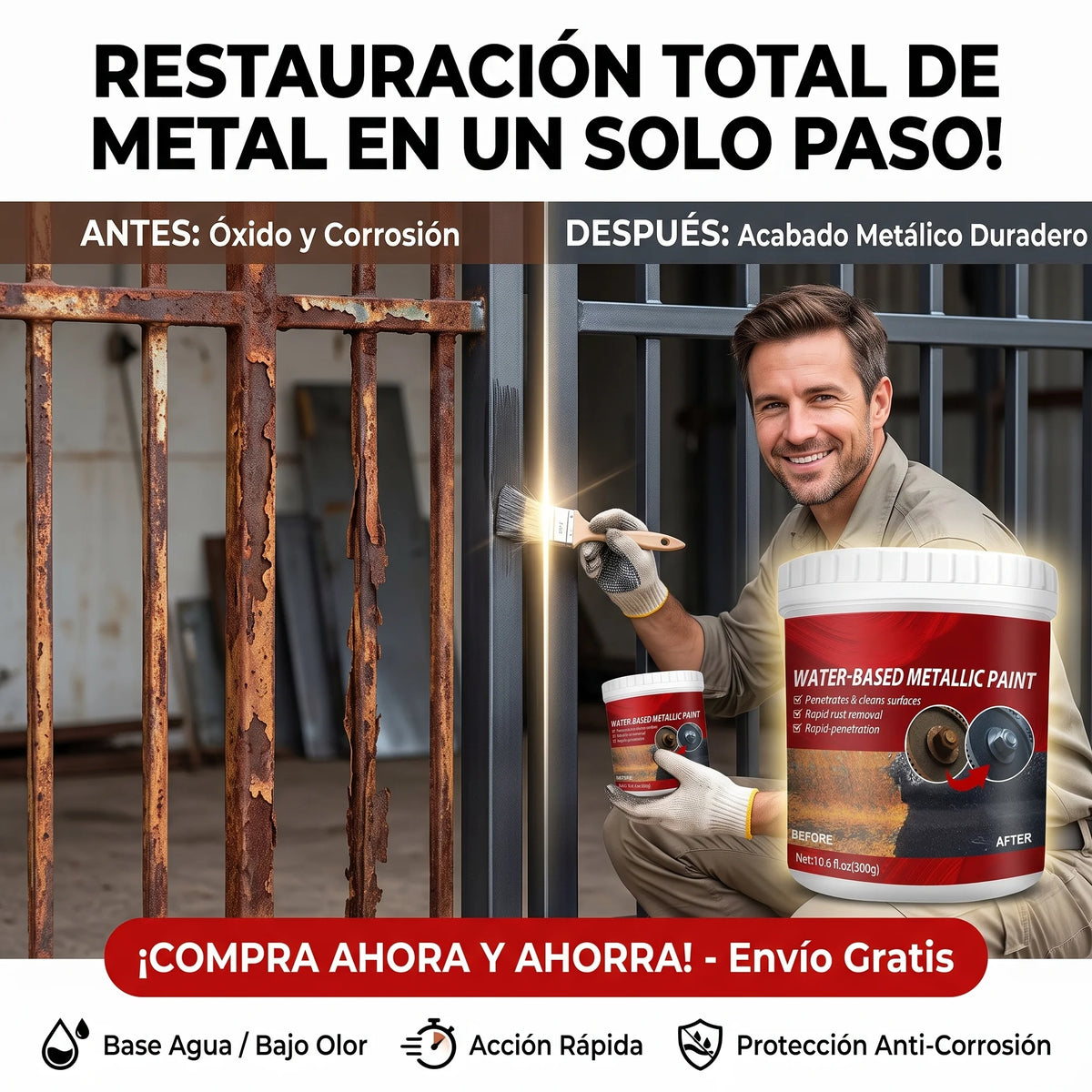 Jaysuing™ - Pintura Renovadora Antióxido 300 gr
