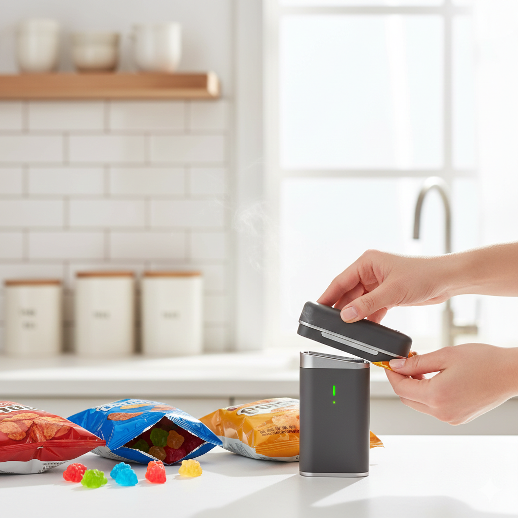 Mini Sellador de Bolsas Recargable