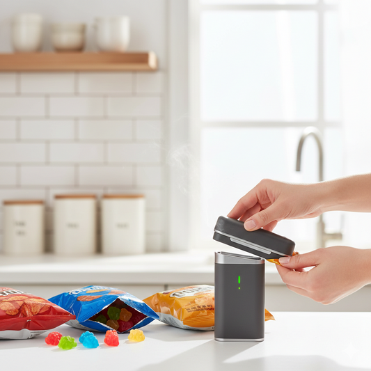 Mini Sellador de Bolsas Recargable