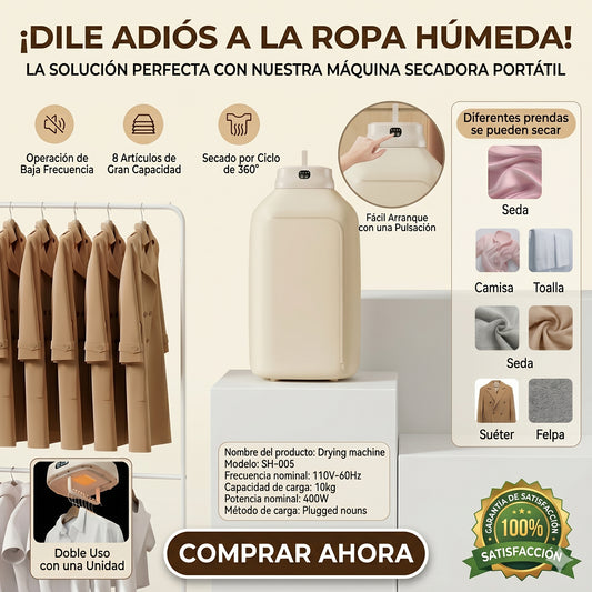 Secadora Ropa Portátil