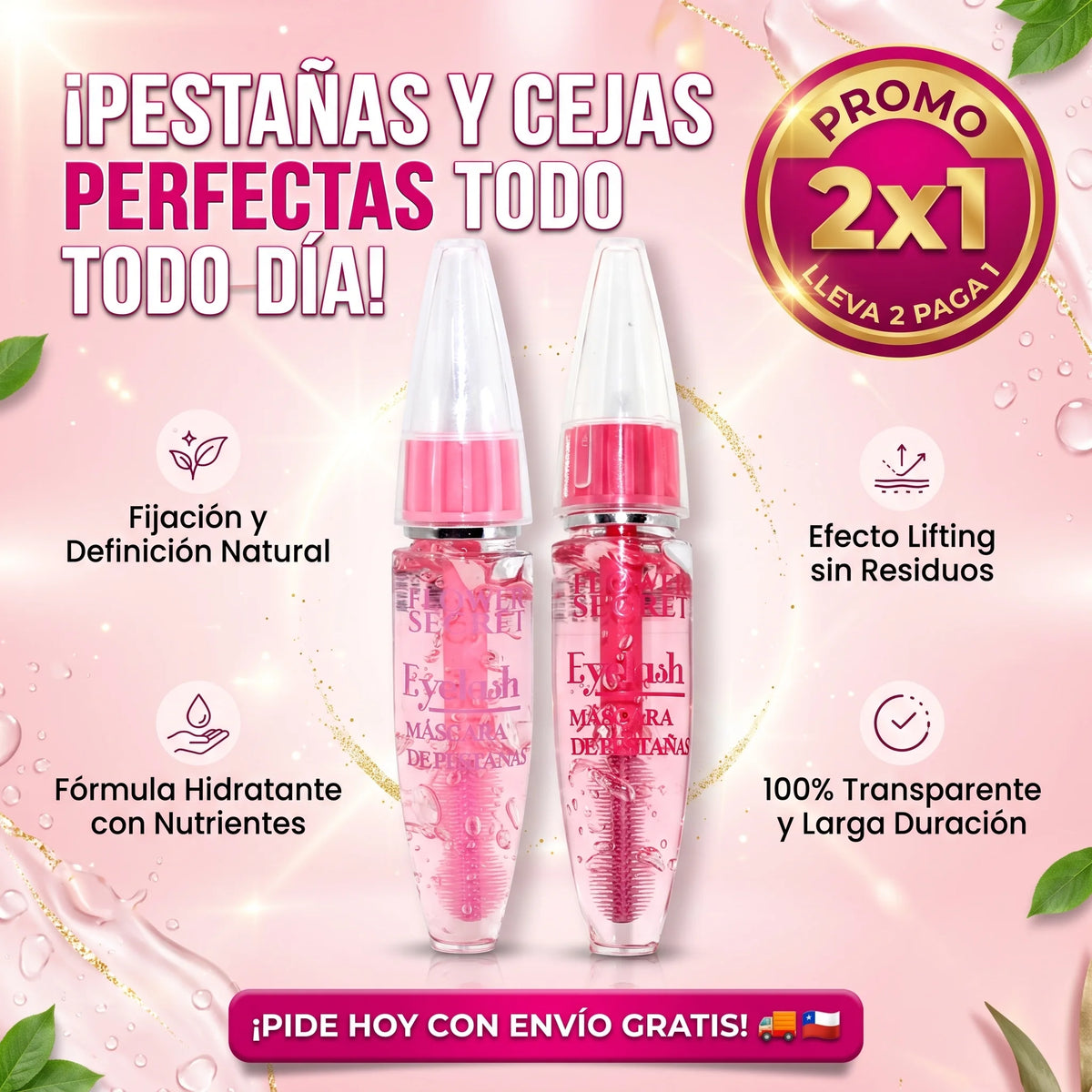 Promo 2x1 NutriFix Mirada Perfecta - Máscara Gel Fijador Transparente