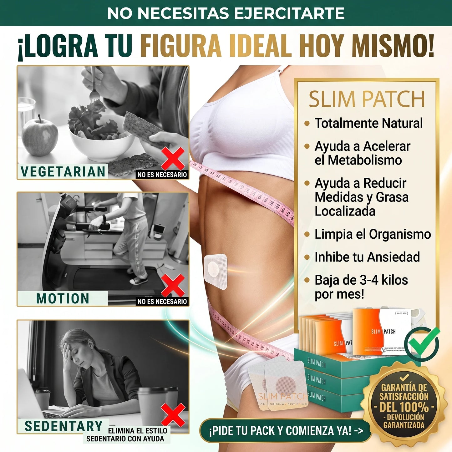 Slim Patch - Parches Adelgazantes Pack X3