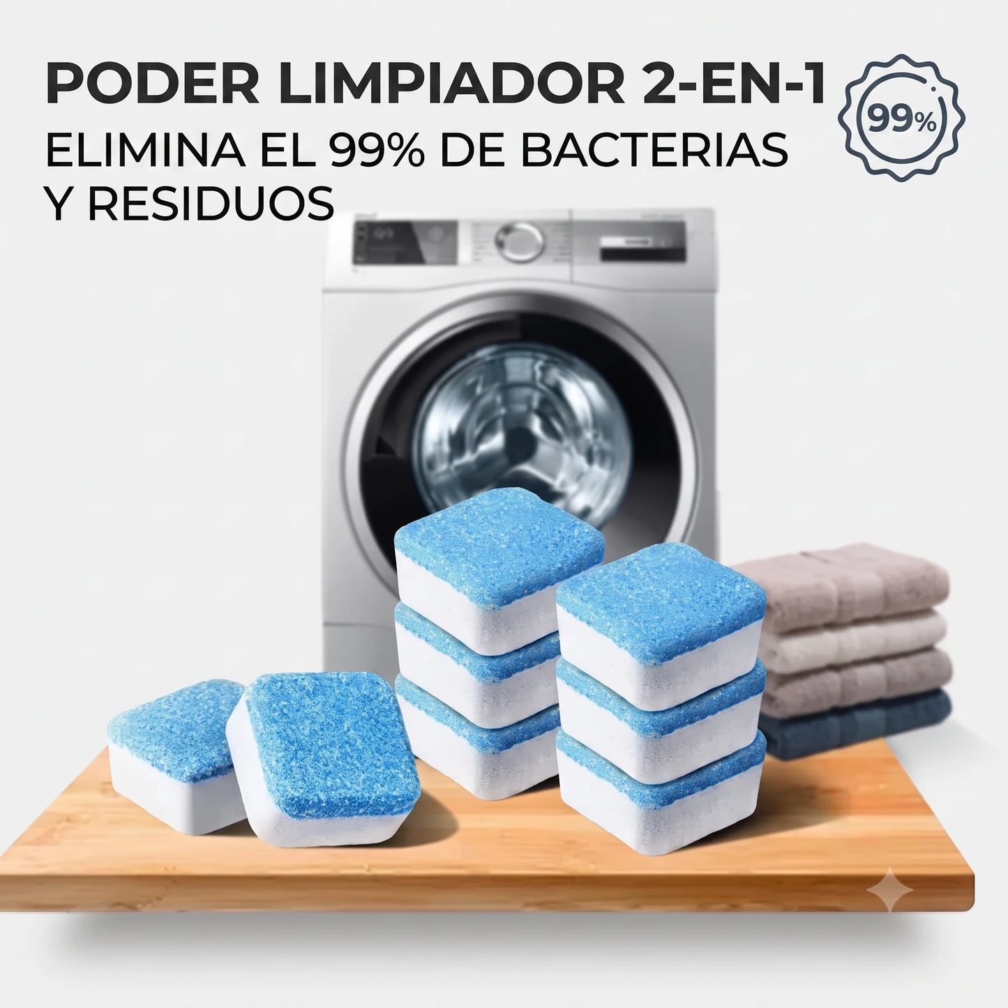 Pastillas Efervescentes de Limpieza Profunda (Pack 24)