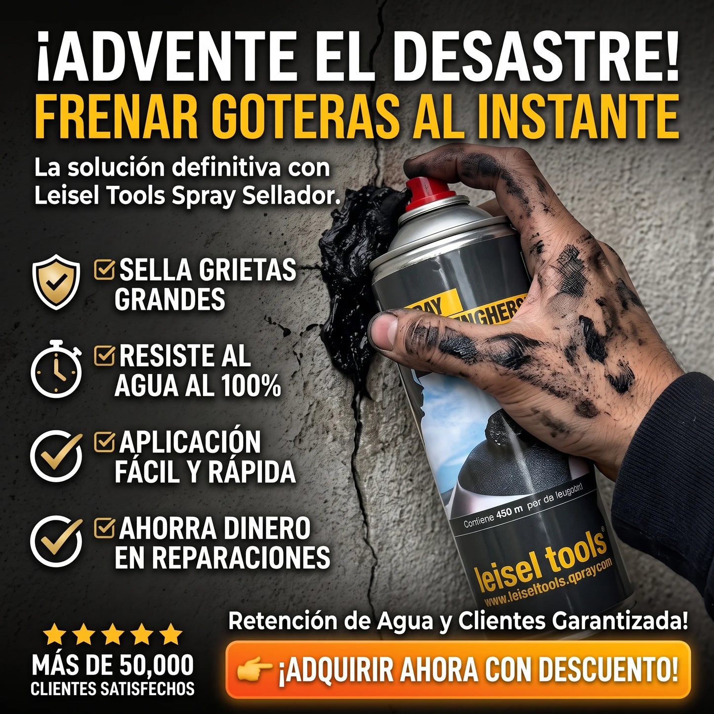 Spray Impermeabilizante HB Guangbo Sella Goteras