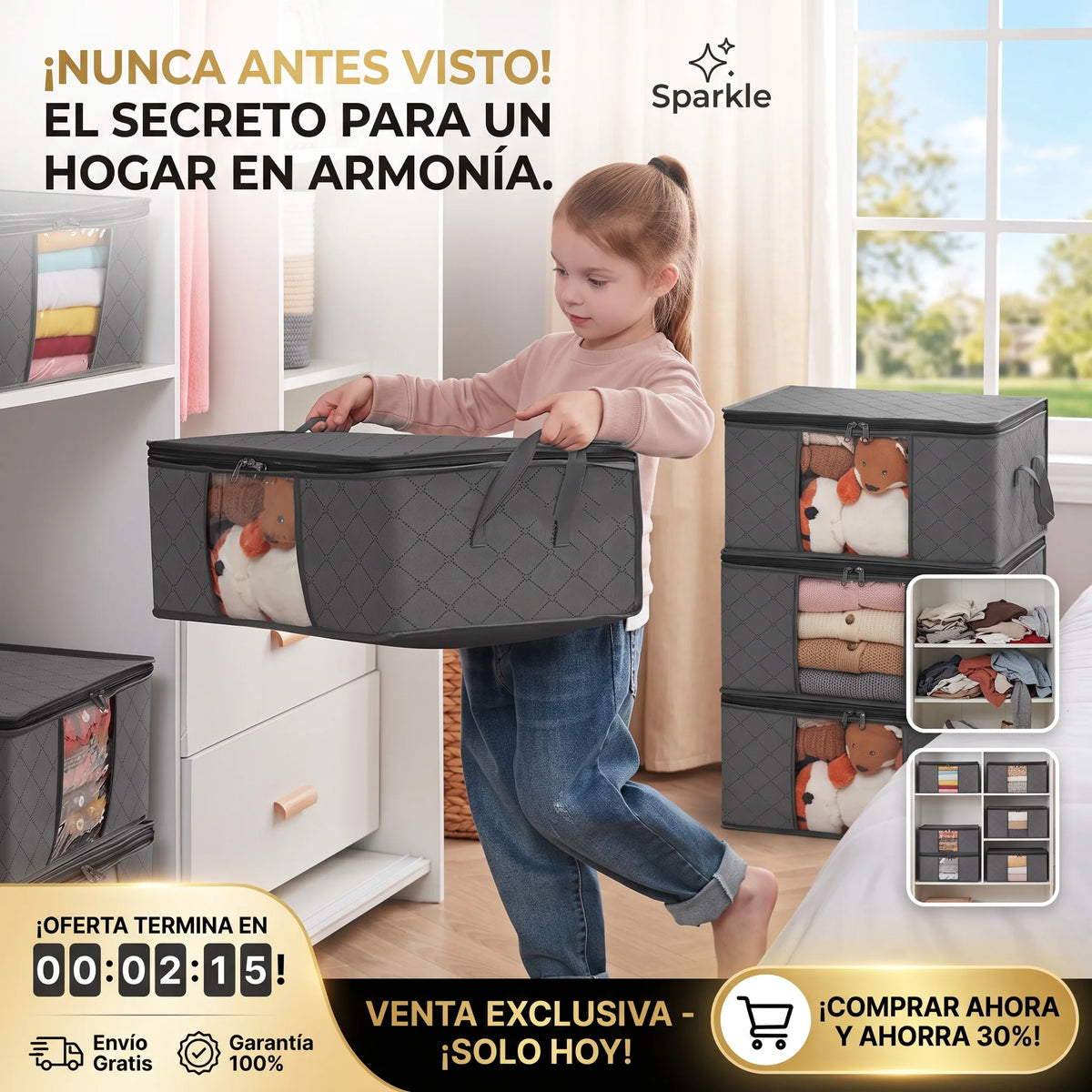SpacePro Max™ – Organizador Plegable Multiespacio